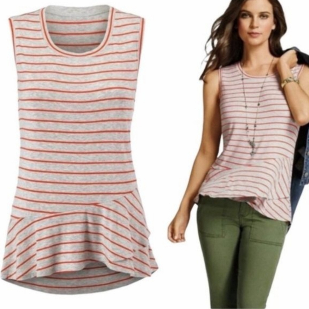 Cabi Ruffle Peplum Top